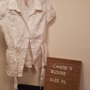Candie's White Blouse